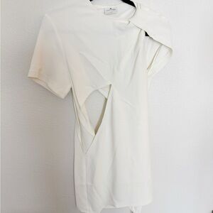 Elegant White Mini Dress